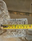 6 PC Cut Etched Crystal Swirl LOWBALL Old-Fashioned Glass Scrolled Set — photo 8