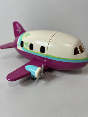 Lil Woodzeez Airplane Hot Pink Off White Honeysuckle Airway Jet