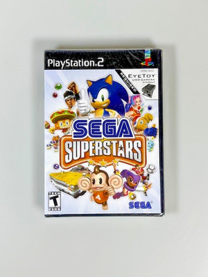 SEGA SUPERSTARS PlayStation 2 PS2 *BRAND NEW/FACTORY SEALED* E