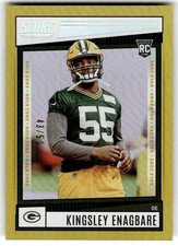 2022 Score Kingsley Enagbare Gold Zone #/50 Rookie #318