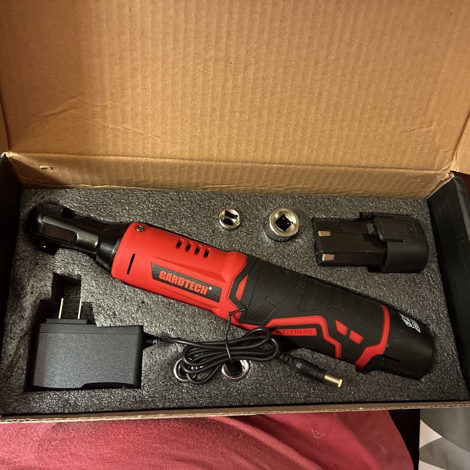 Gardtech 12V Cordless Electric Ratchet Wrench Set 3/8