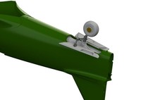 P-40E Tail Wheel Bay Print Eduard / 1:48 - Eduard 6481100