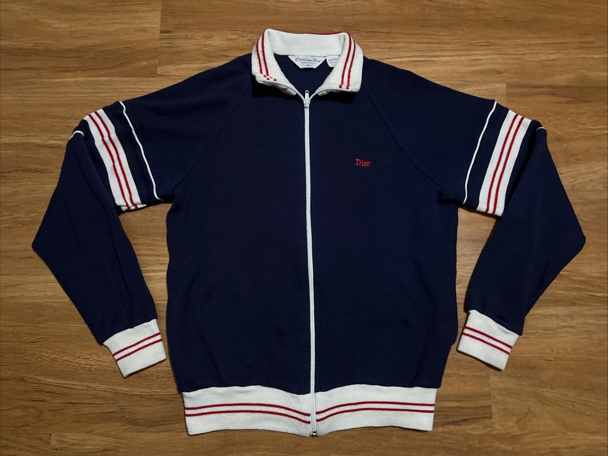 Vintage Christian Dior Monsieur Full-Zip Track Jacket Men's Size M