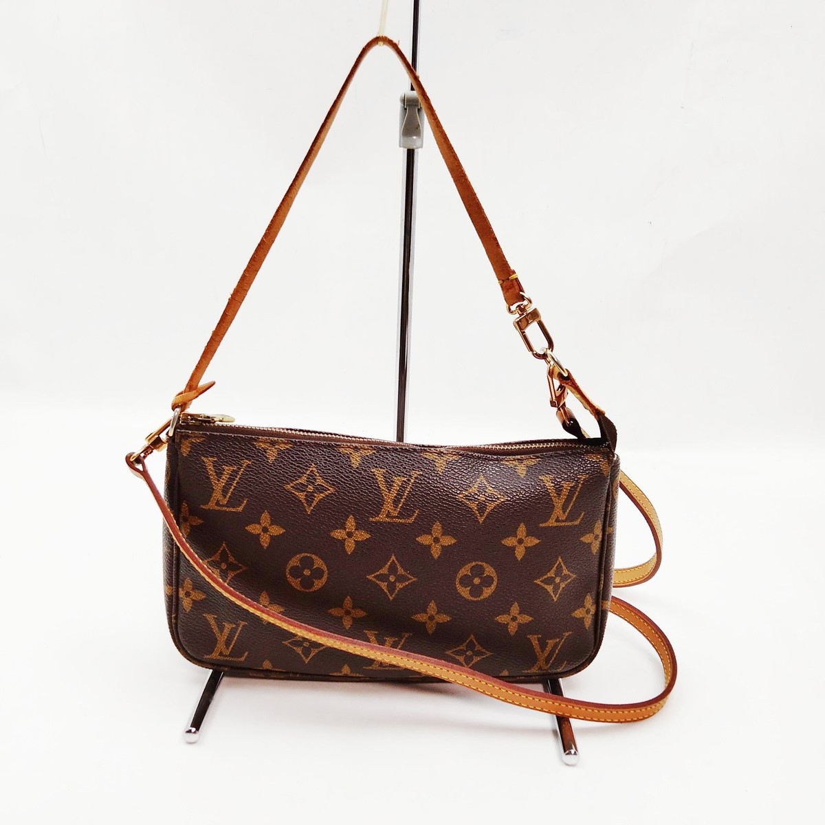 Crossbody Bag Pochette Accessoires With Monogram Strap Relove