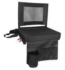 Stadium Seats for Bleachers with Back Support, Bleacher Chairs 1 Pack Black