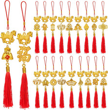 20 Pcs 2026 Chinese New Year Decorations Horse Pendant Lunar Hanging Chinese New