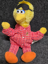 Nanco Sesame Street Big Bird Plush Red Pajamas Sleep Mask 2006