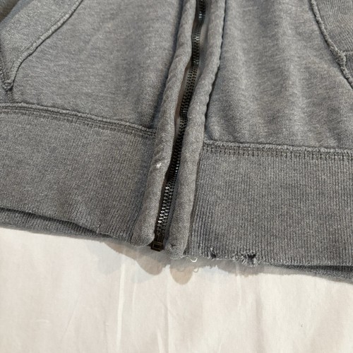 Y2K Abercrombie & Fitch Full Zip Hoodie Damen Gr. M Elch grau Muskel Thermo - Bild 7 von 15