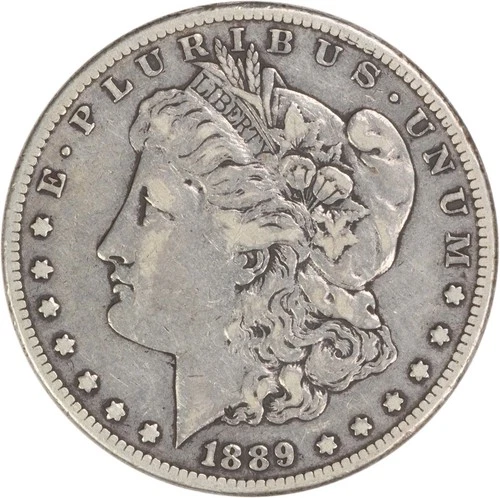 1889-CC Morgan Silver Dollar VF Uncertified #710