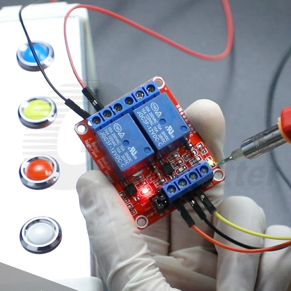 5V 12V 24V Relaiskarte 1/2/4/8 Kanal Optokoppler Relaismodul Relaisplatine PLC - Bild 3 von 4