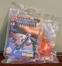 2003 DC Justice League Burger King Kids Meal Toy - Superman 3 NIP