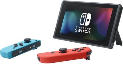 Nintendo Switch - HAC-001 - 32GB - Red & Blue Joy Con (Excellent