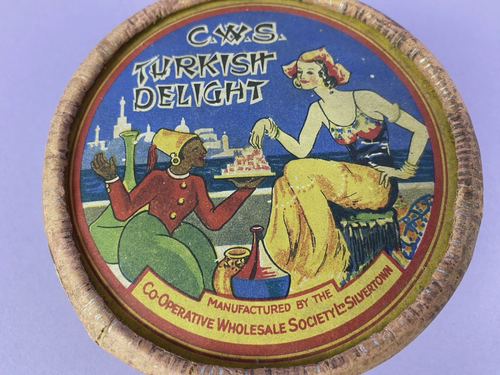 Turkish Delight Süßwaren Süßigkeiten Box CWS Co Operative Society Silvertown - Bild 2 von 6