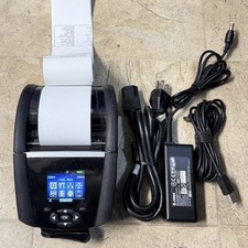 ZEBRA ZQ620 Barcode Printer ZQ620 AUFA000-00 w/ Battery Charger/Base/Clip.