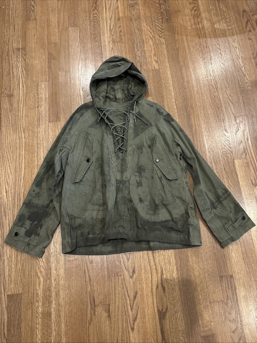 Vntg. Vietnam War Era Parka Men's Wet Weather USN Deck Jacket-Med