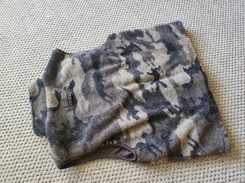 Cabela's Berber Fleece Windshear Outfitter Brown Camo Vest XL - Picture 4 of 5
