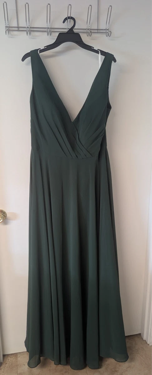 dark green dress material Classic Multiway Infinity Dress In Forest Green For Sale - Bridesmaids  Dresses main image 0