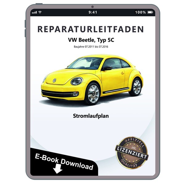 VW Beetle Typ 5C 2011-2016 SchaltpläNe Verkabelung Steckerbelegung Ebook-image