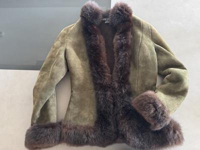 Ralph Lauren - Shearling Lammfell Jacke - Gr. 8 - tailliert - TOP