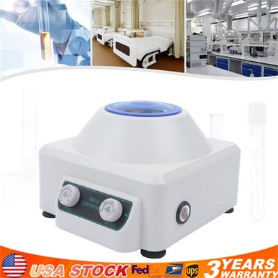 900-2 Electric Centrifuge Machine Lab Medical Practice 110V 4000 rpm 20ml x 6