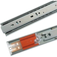 Drawer Slide 1 Pair 12 Inch Push To Open Ball Bearing D4447 Hardware Part