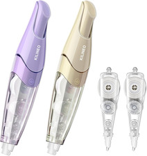 Refillable Retractable White Correction Tape, Pen Shaped White Smooth Pull Out J