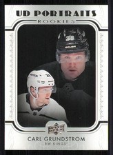 2019-20 Upper Deck UD Portraits #P64 Carl Grundstrom