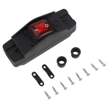 Outdoor Cable Switch IP65 Waterproof Garden 6 Amp 250 Volt AC Power Switch