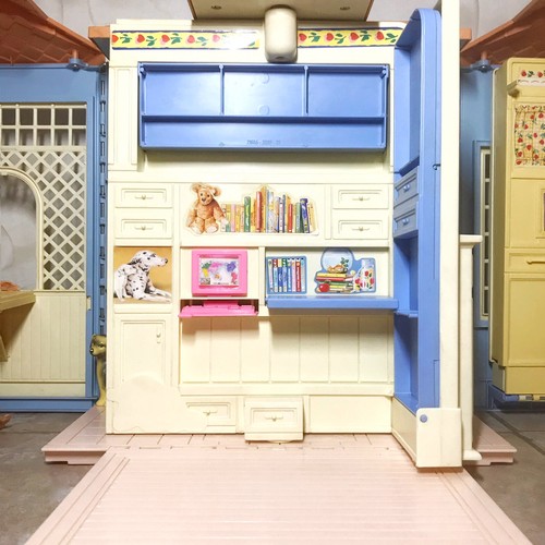 Barbie family house mattel 1998 casa di barbie vintage con bambole e accessori - Afbeelding 19 van 24