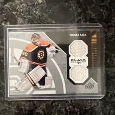 2011-12 Upper Deck Black Diamond - Dual Jerseys Tuukka Rask #BOS-TR (MEM) 💛🖤