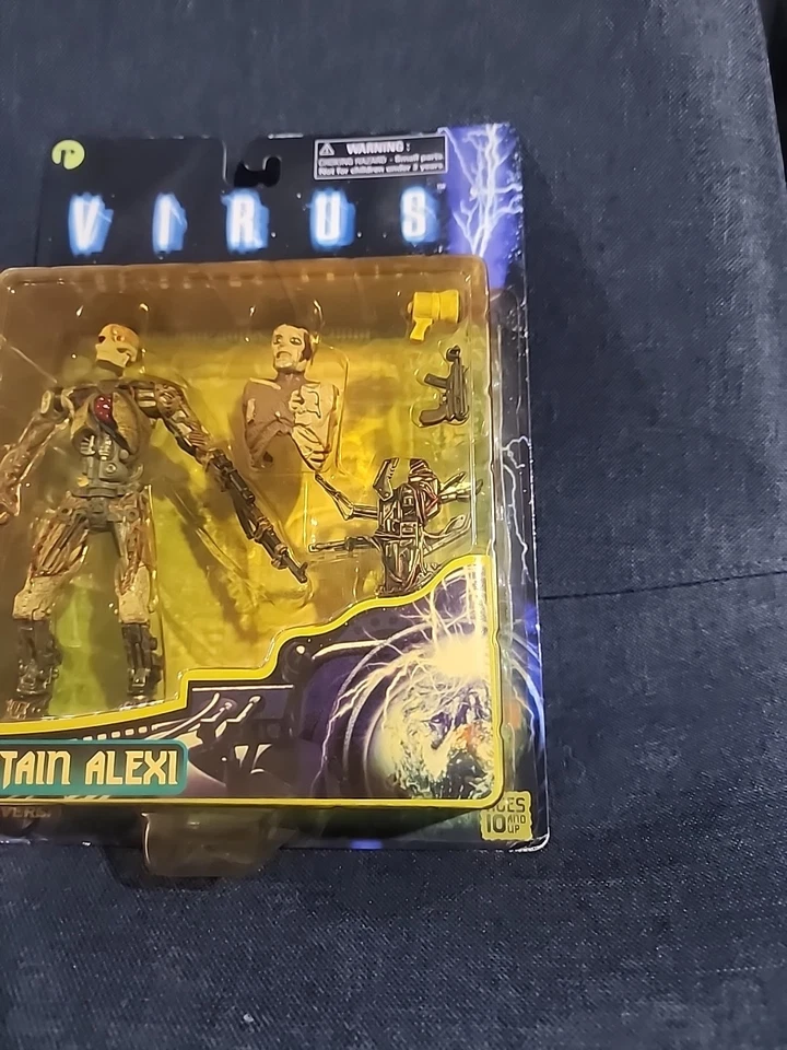 NUEVO CAPITÁN ALEXI VIRUS COLECCIÓN SERIE PELÍCULA JUGUETE RESAURUS 1998 FIGURA RARA Foto 4 de 4