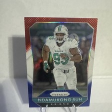 2015 Panini Prizm Red White & Blue Prizm NDAMUKONG SUH Detroit Lions