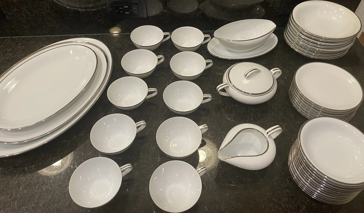 Noritake White Bone China Dinner Service Sets for sale | eBay