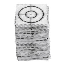 60pcs Survey Reflector Sheet 20x20mm Self-Adhesive Survey Target Mark Silver