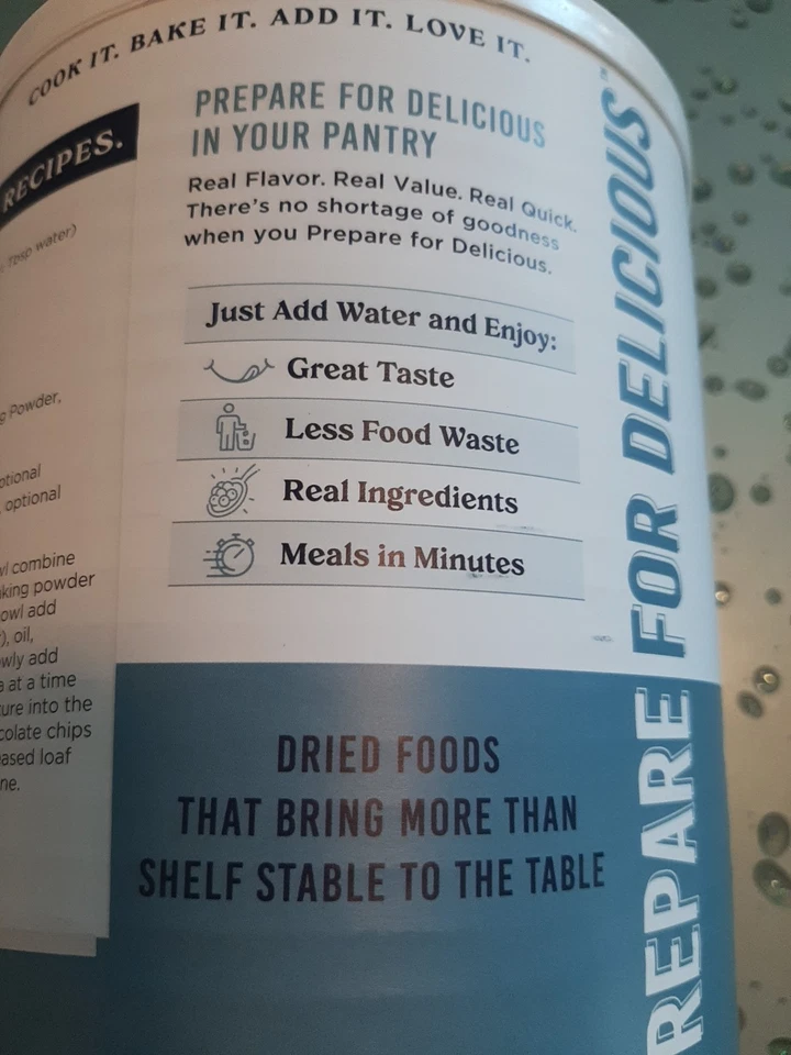 Augason Farms 5-90363 2 libras 4 oz mantequilla enlatada en polvo, 204 porciones Foto 4 de 4