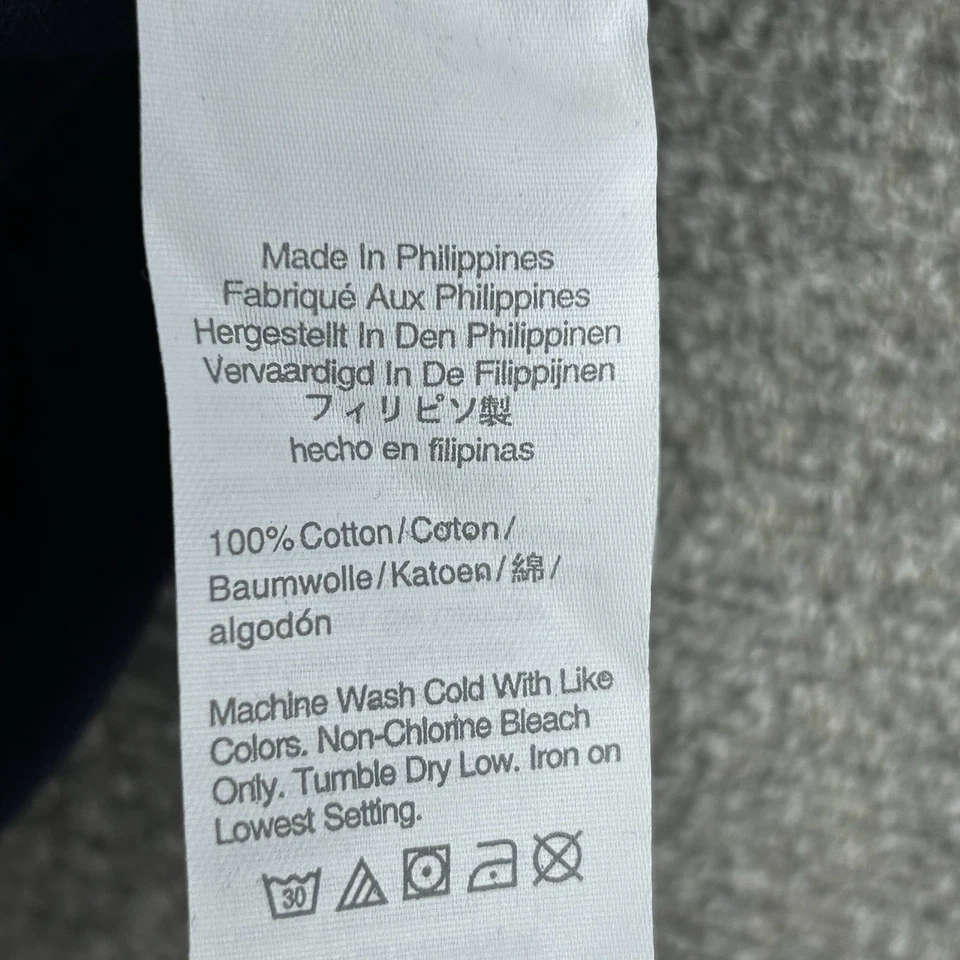 J Crew Sudadera con Capucha Pullover Hombres Talla Mediana Azul Informal Otoño Bolsillo 100% Algodón NUEVO Foto 4 de 4