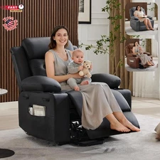 Oversized Power Lift Massage Heat Recliner Chair for Elderly Electric Lift Chair
