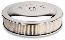 Moroso 65911 Air Cleaner 14 Inch X 3 Inch Flat Btm Chr Moroso 65911 Air Cleaner 14 Inch X 3 Inch Flat Btm Chr