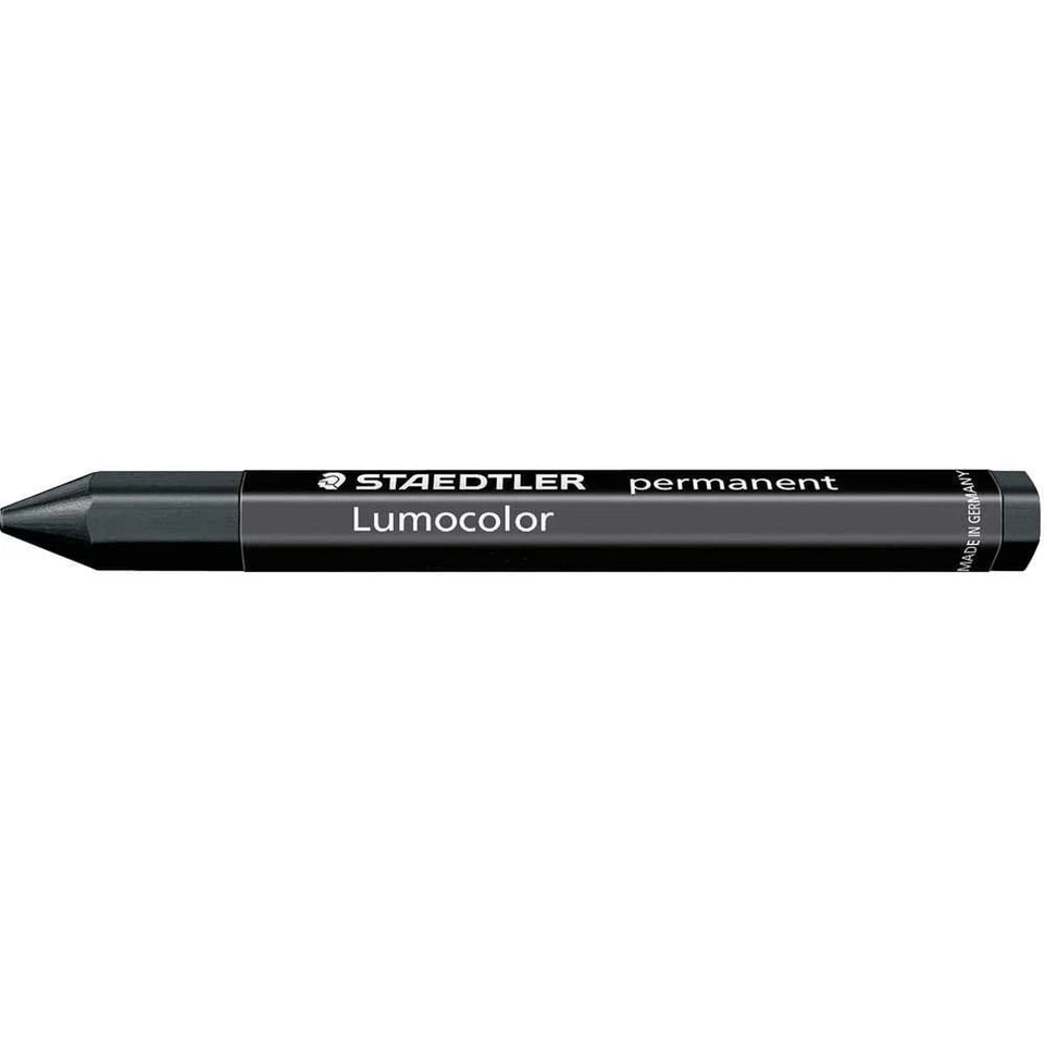 [236-9] STAEDTLER craie Lumocolor permanent omnigraphe, noir - Photo 1/1