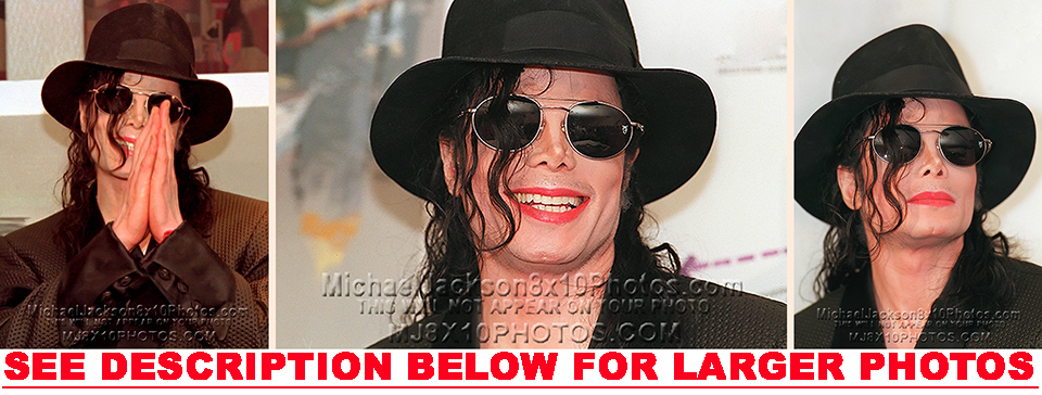 MICHAEL JACKSON 1998 Press Conference 3xRARE8x10 PHOTOS | eBay