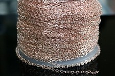 25ft 3x2mm Copper Plated Cable Chain 1 unsoldered 1 day Ship