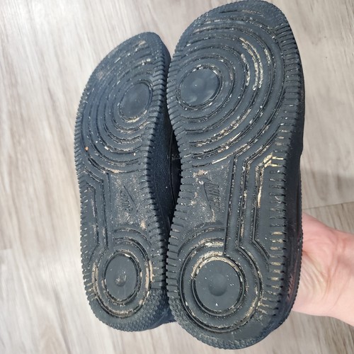 Nike Air Force 1 One 314193-009 Black Low Top Shoes Youth Size 3Y - Bild 4 von 4