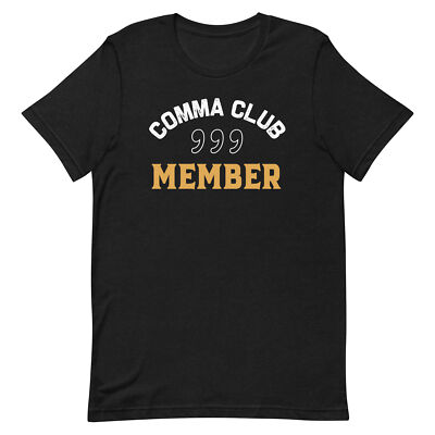 Comma Club Member