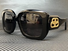 Balenciaga Sunglasses Bb0075s 001 Black Grey for sale online | eBay