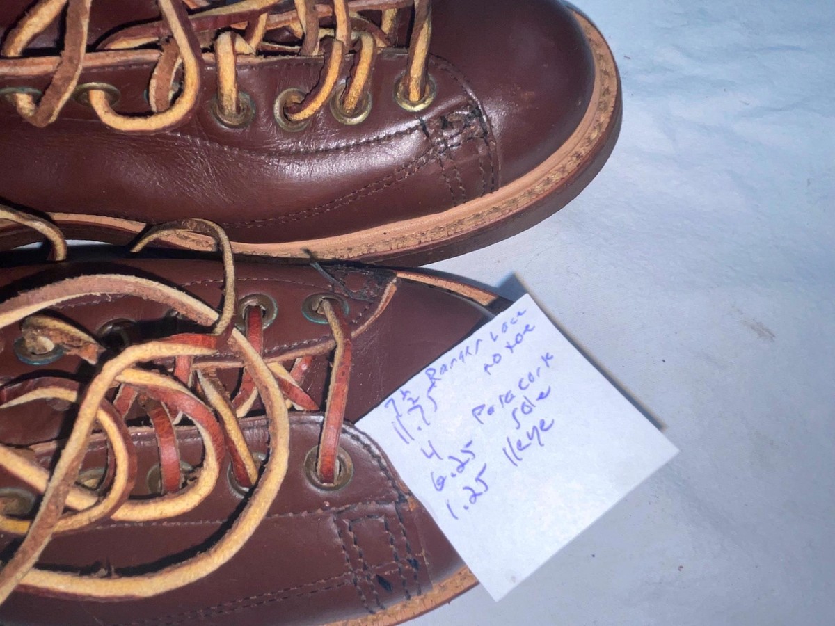 靴 60s Service shoes made by ENDICOTT JOHN 1940's - 50s' New Old Stock Boys Oxford Tie Shoes by