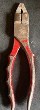 OXWALL  TOOL CO.   FORGED  LINEMAN PLIERS   WWII  GERMAN  BRITISH ZONE GOOD