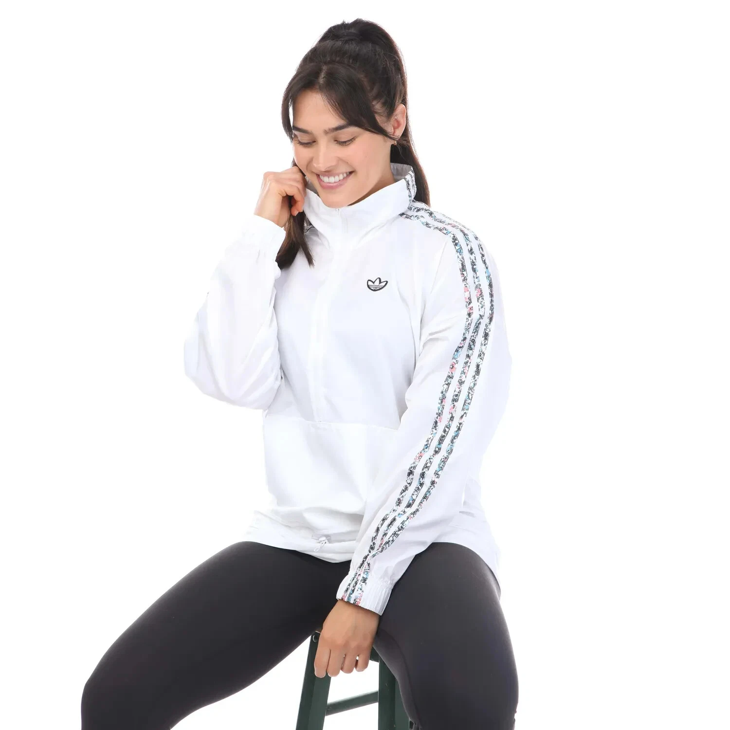 Adidas Women's Half Zip Windbreaker Jacket Size M S XS White RRP £75 Originals
Opens in a new window