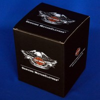 Lot Of 10 Harley-davidson Mug Boxes 5 X 5 X 6 1 Pc Gift Boxes Black Lot Of 10 Harley-davidson Mug Boxes 5 X 5 X 6 1 Pc Gift Boxes Black