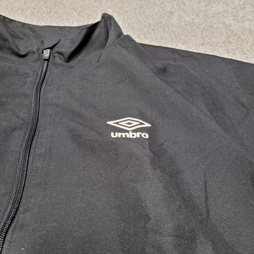 Umbro Jacket Boys Large Black Full Zip Long Sleeve - Picture 3 of 12