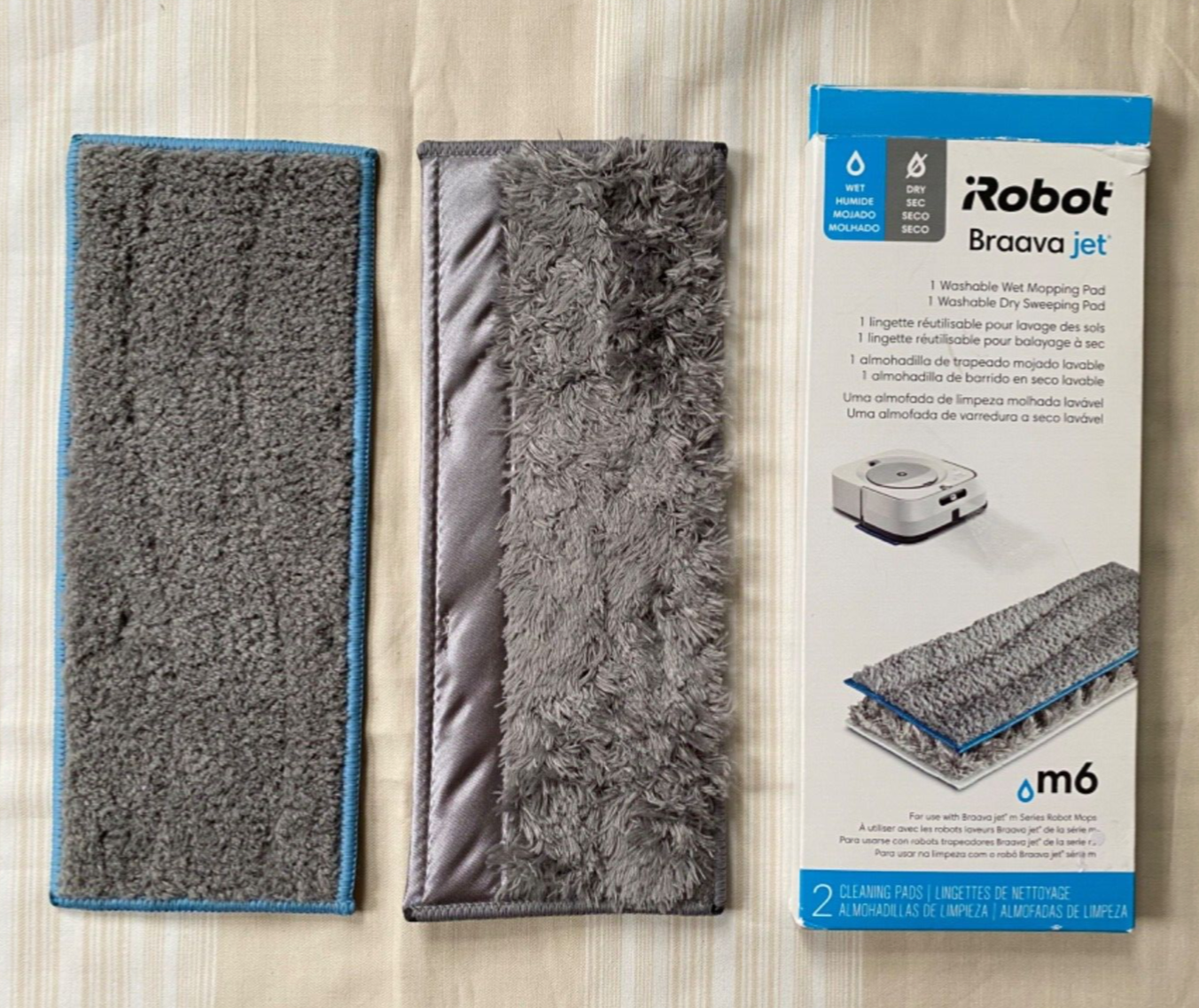 iRobot - Braava jet m6 Series Washable Pads Multi-Pack - Gray